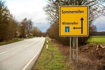 Schild 93 - Sommerreifen