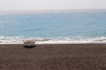 Fototapeta na wymiar Kamari Beach