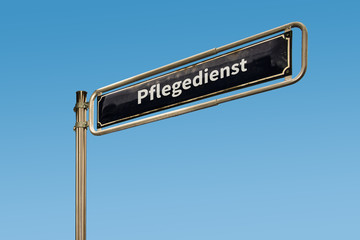 Schild 64 - Pflegedienst