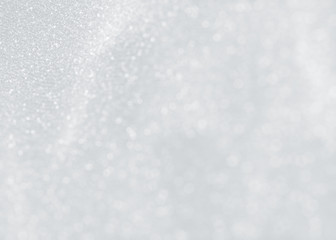 White sparkling ice texture of snowflakes