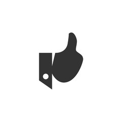 Like Icon. Vector logo element for template