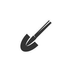 Shovel Icon. Vector logo element for template