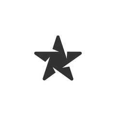 Star Icon. Vector logo element for template