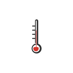Thermometer Icon. Vector logo element for template