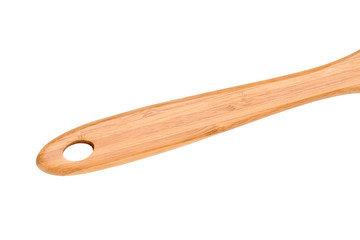 low section of a handle of a spatula.