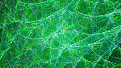 Chaos threads. Mysterious psychedelic relaxation wallpaper. Sacred geometry. Fractal abstract pattern. Digital artwork creative graphic design. Format 16:9 widescreen monitors.