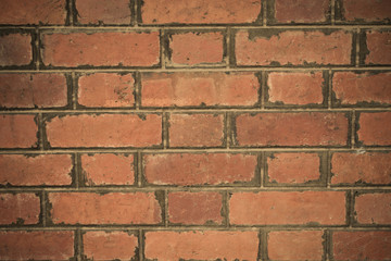 Red Brick wall texture surface vintage style