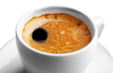 Cup of coffee, closeup