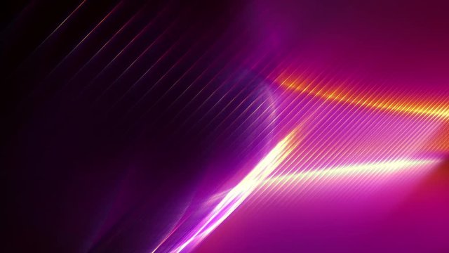 Abstract animation of a space road with cool retro 80s style colors (pink, purple, orange). Works well as an endless, seamless VJ loop background, loopable into infinity. 
