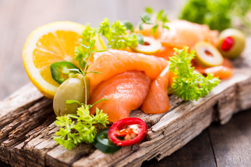 Smoked salmon 