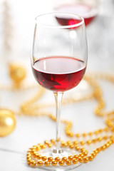 Wineglasses closeup