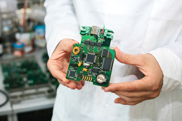 microchip production factory
