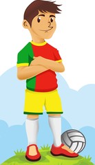 Portugal Soccer Character