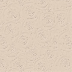 Fototapeta na wymiar Silhouette rose flowers floral pattern print background