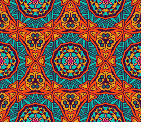 Abstract ethnic geometric pattern design