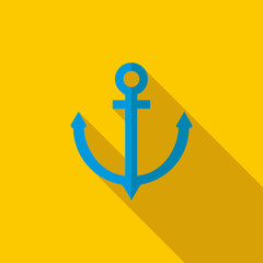 Anchor icon, flat style