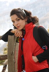 Fototapeta premium Marga, Ritratto In Montagna 3 2009