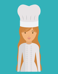 chef woman design 