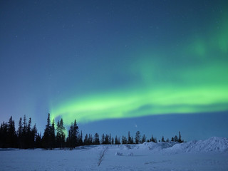 Nordlicht bei Kiruna