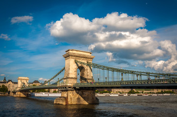 Obraz premium Chainbridge, Budapest Hungary