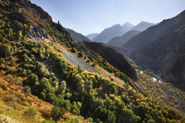 Fototapeta na wymiar Issyk canyon. Kazakhstan