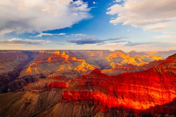 Photo sur Plexiglas Canyon Mather Point, View Point, Parc National du Grand Canyon, Arizona, U