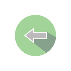 illustration icon arrow direction pointer. vector
