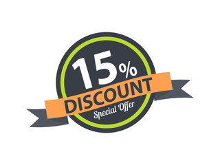 15% discount special offer