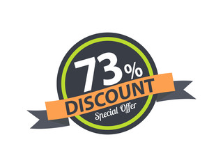 73% discount special offer