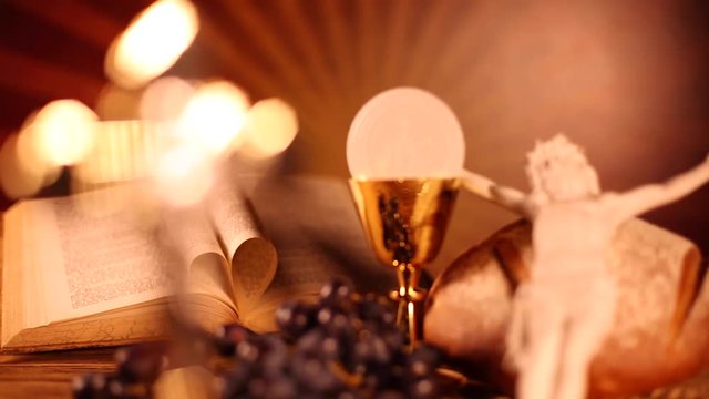 Holy communion for christianity religion