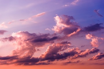 Sunset Cloudscape Background