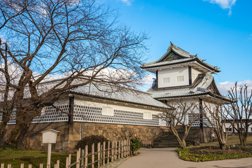 Kanazawa Castle in Kanazawa, Japan.