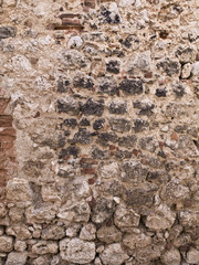old tuscan stone wall
