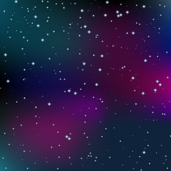 Night sky with stars Vector