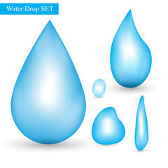 water drop Set Vector