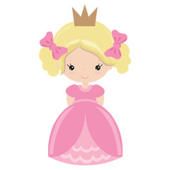 Cute princess vector illustration
