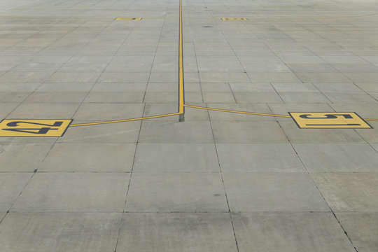 airplane parking in airport