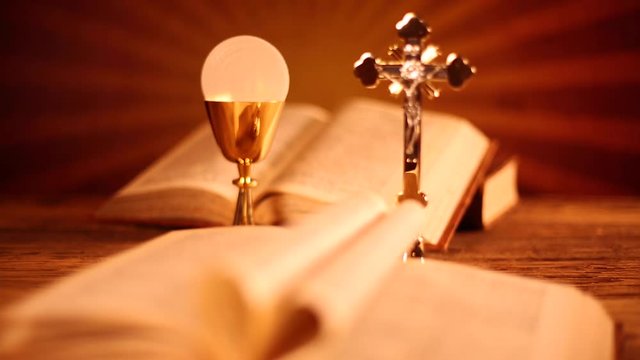 Symbol christianity religion, communion background 
