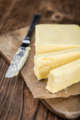 Portion of Butter (selective focus)