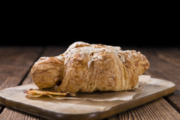 Fresh baked Ham and Cheese Croissant