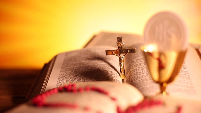 Eucharist, sacrament of communion background 
