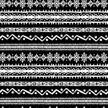 Tribal art ethnic  boho seamless pattern 
