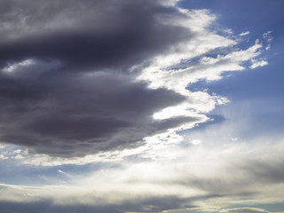Naklejka na ściany i meble southwestern cloudscape