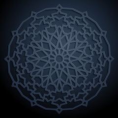 Fototapeta na wymiar Arabic geometric pattern