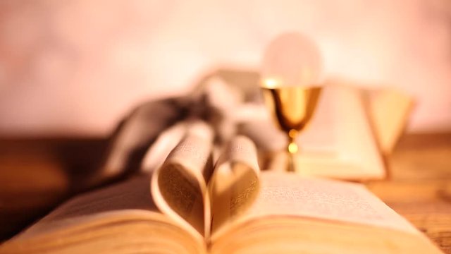 Eucharist, sacrament of communion background 