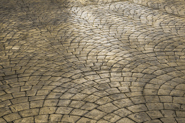 modèle de béton imprimé imitation pavés