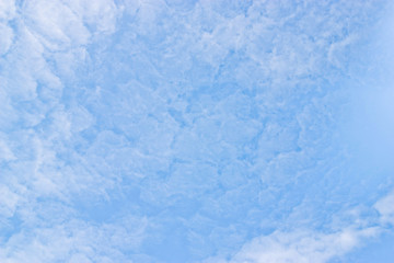 Blue sky with white cloud