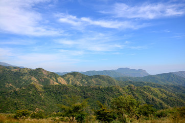 Fototapeta na wymiar View of Khao Kho mountain