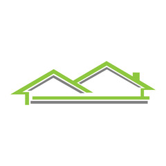 Real Estate Icon Vector Logo