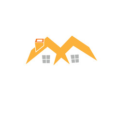 Real Estate Icon Vector Logo